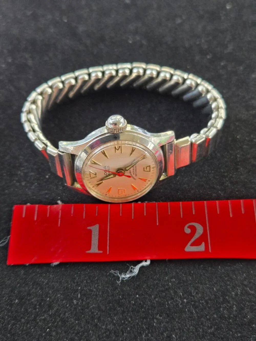 Vintage Eloga Watch 17 Jewels Incabloc Antimagnetic Unbreakable Mainspring